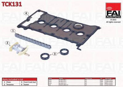 FAI AUTOPARTS tck131 -  Комплект цели привода распредвала